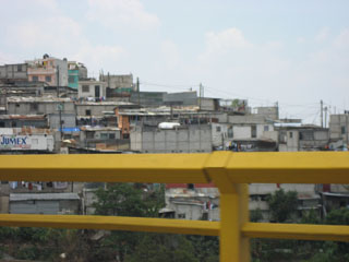 Shantytown in Guatemala City